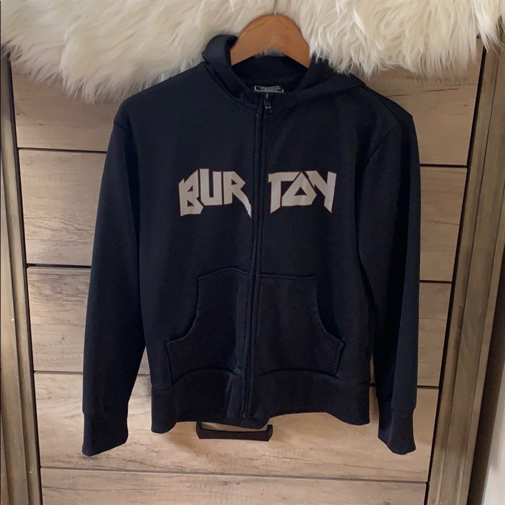 burton • kids full zip fleece track jacket snowboarding ski